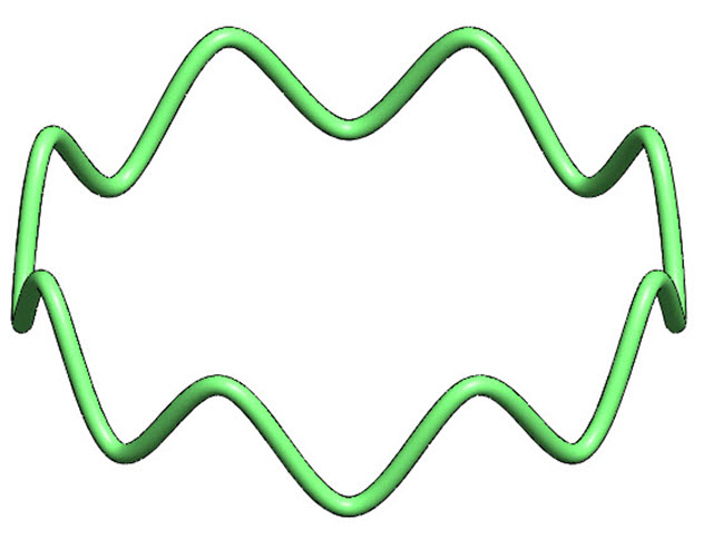 مدل‌سازی فنر موجی شکل (کتاب-فیلم استاد متقی‌پور)