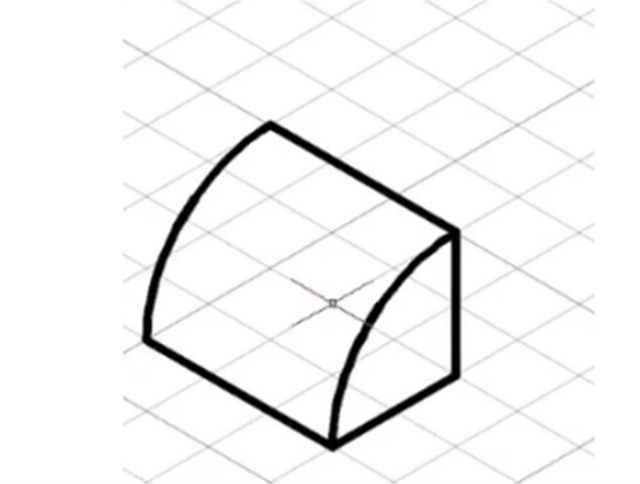 رسم دایره و ربع دایره ایزومتریک در اتوکد