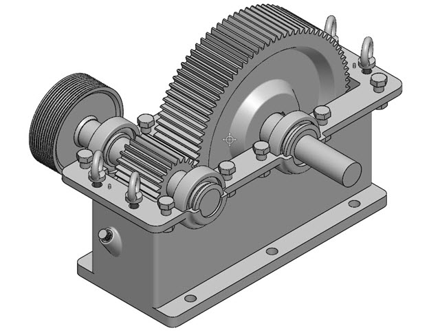 استفاده از قید مکانیکی Gear در سالیدورک (کتاب-فیلم استاد متقی‌پور)